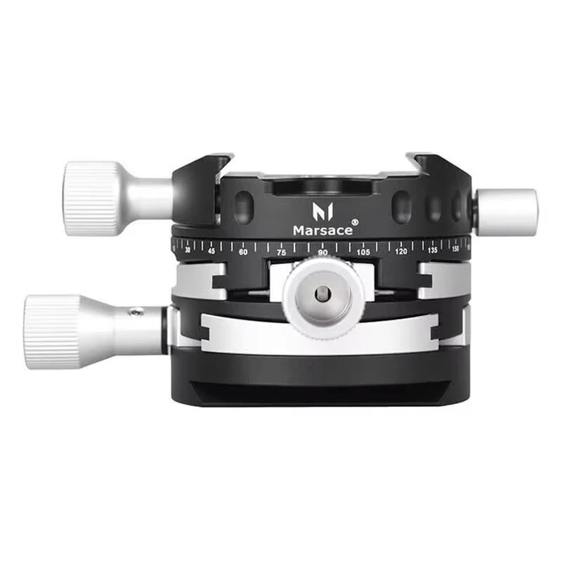 Marsace DW-4 Geared Panorama Head Arca QR Level Bubble Precision Adjust For Canon Sony Nikon Fuji DSLR Mirrorless Tripod Monopod view 3