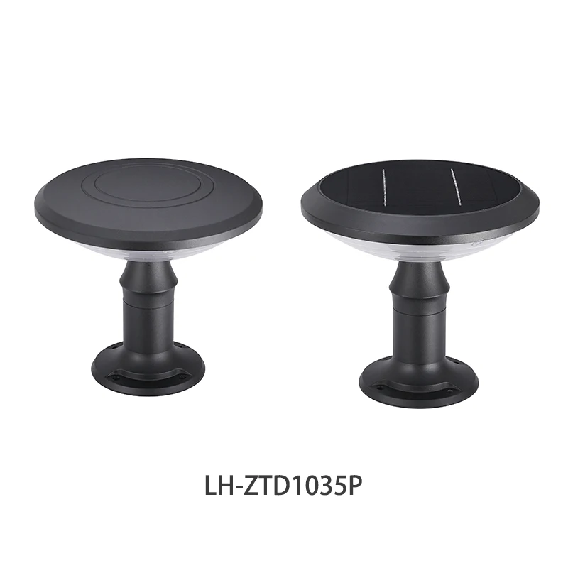 Aluminum alloy solar LED lamp post for outdoor residential lighting