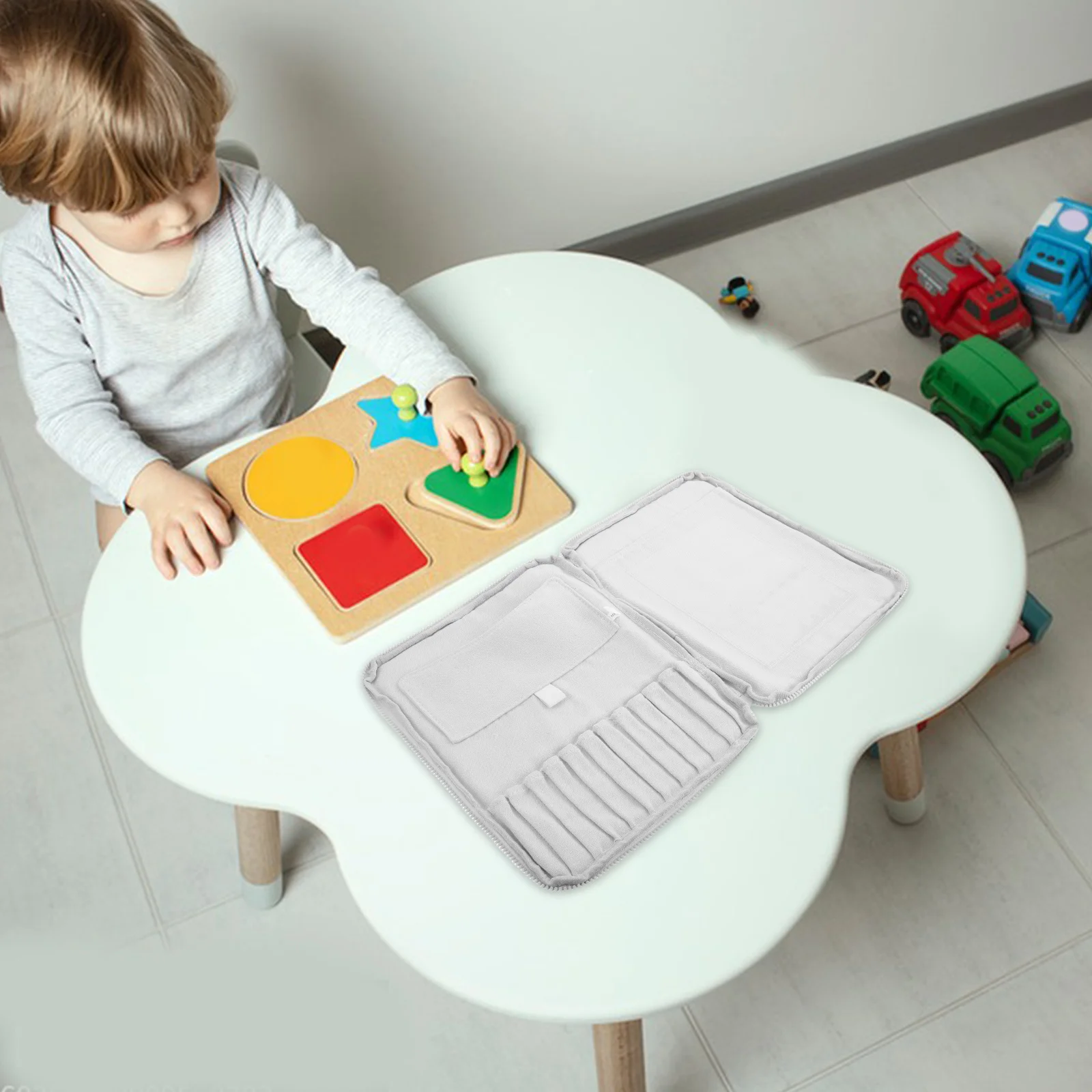 Детская холщовая сумка-органайзер для карандашей, большой вместительный пенал, школьная сумка для канцелярских принадлежностей, маркеры, ручки, товары для рукоделия, пенал для художника