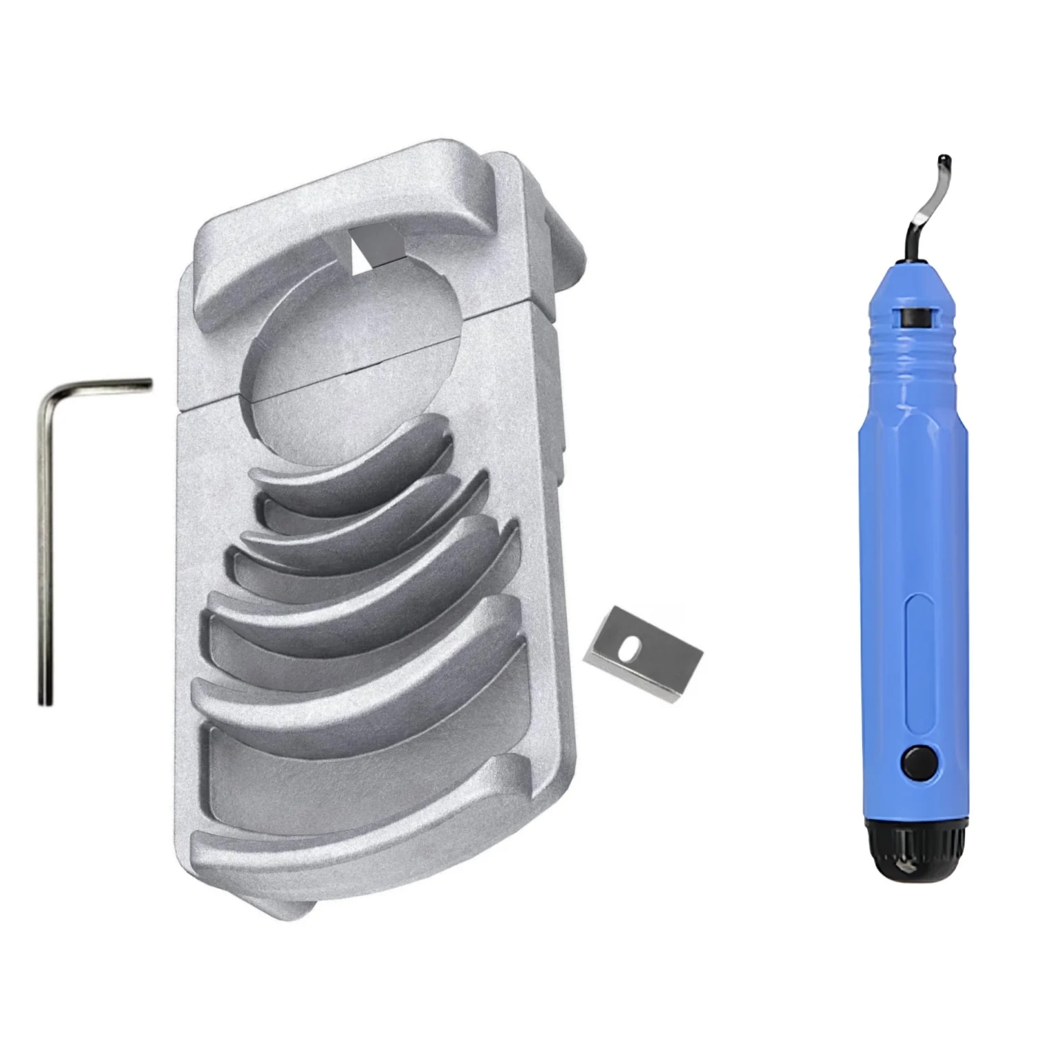 Deburring Tool for Plastic Pipe 1 1/4''-4''(31.8mm-101.6mm) Professional Pipe Reamer Deburrs Pipe Reamer Deburring Tool for PVC