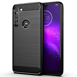 Motorola G8 Power moto g8 plus play G8 + 케이스 Moto G8 Power Lite G8 Play 탄소 섬유 케이스 용 충격 방지 실리콘 커버