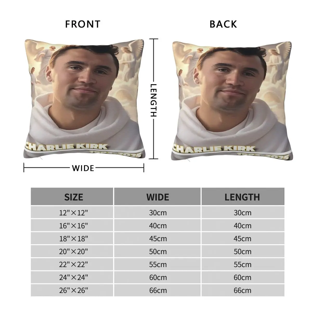 تشارلي كيرك الملائكية Advocate وسادة غطاء خمر كيس وسادة ل أريكة سيارة ديكور المنزل غطاء الوسادة لينة تصميم سادات #2