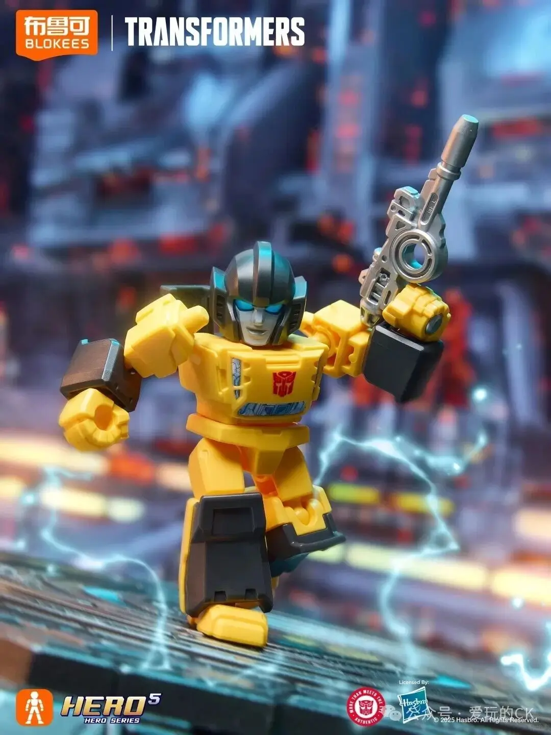 لعبة مجموعة Blokees Transformers Action Figure Optimus Prime Grimlock Defender Version Transformation Bumblebee Robot Collection