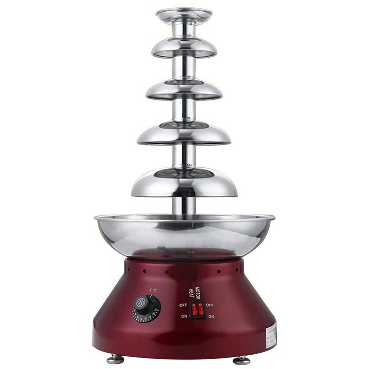 New Commercial Chocolate Fountain Professional Stainless Steel Chocolate Waterfall Fountain With Tower For Commercial Use