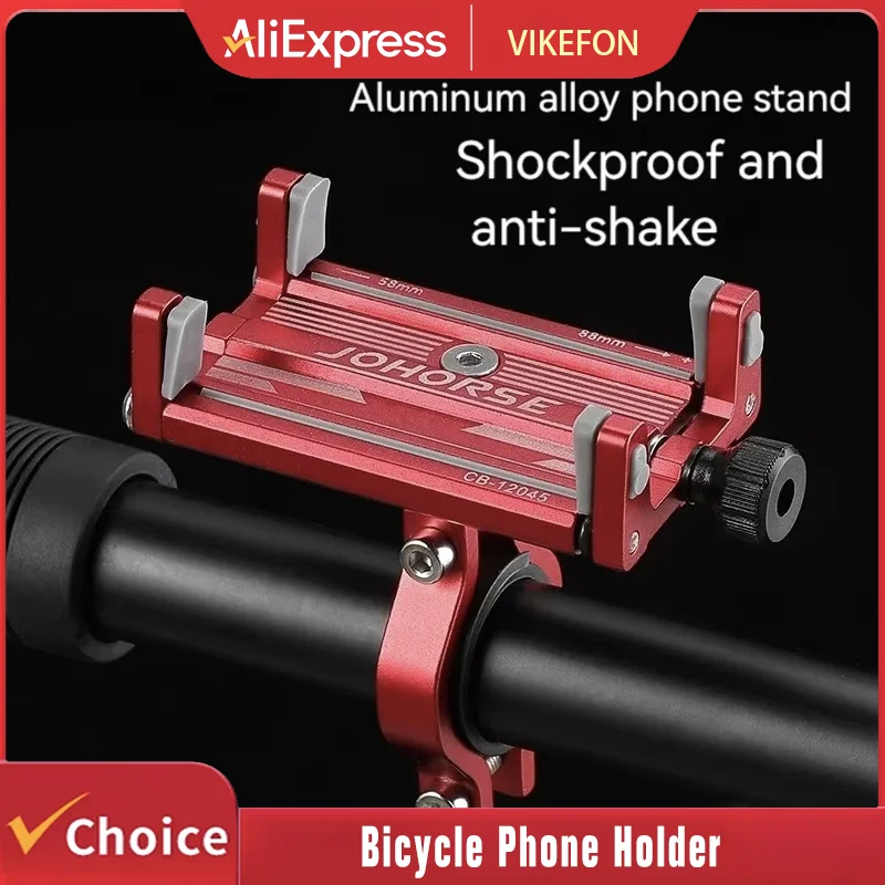 

Bicycle Phone Holder Reliable MTB Phone Mount Stand Bicycle Holder Aluminum Adjustable Bike Phone Holder Nonslip Holder