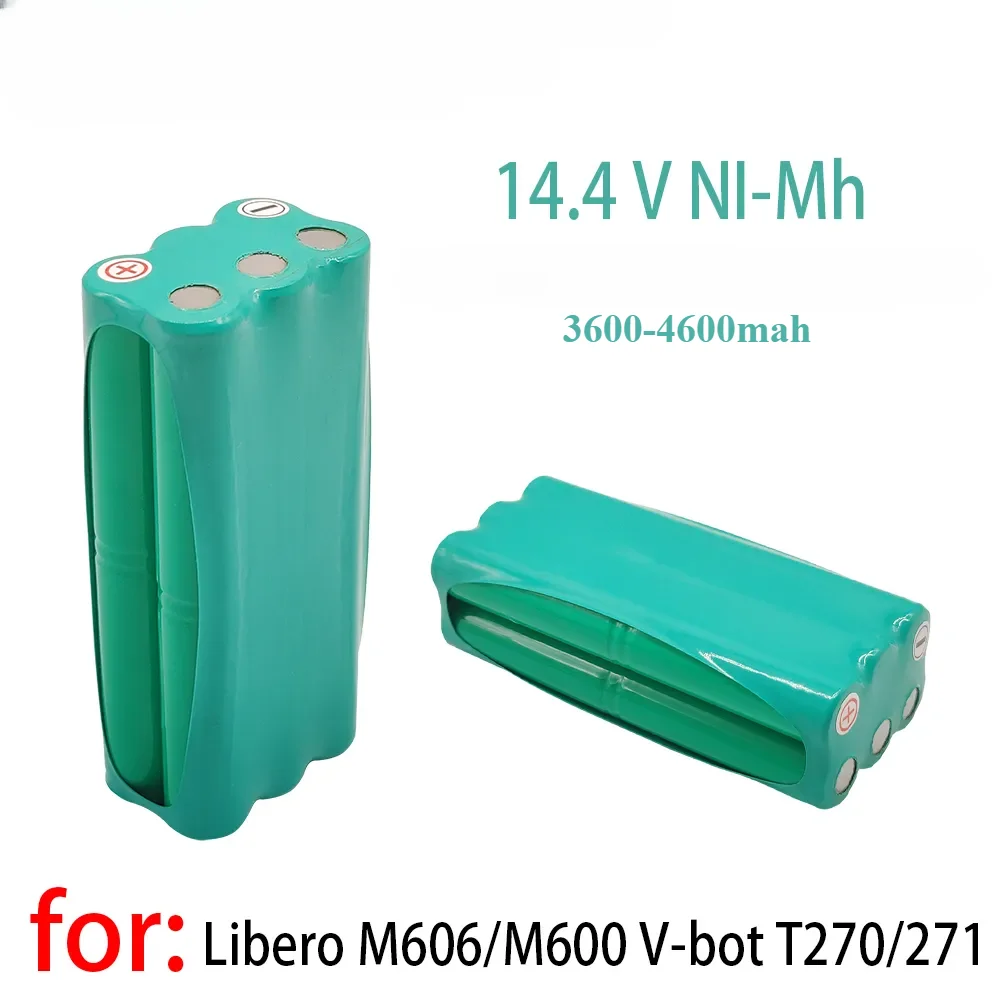 

For 14.4V NI-MH 3600mah-4600mah Robot Vacuum Cleaner Battery for LiberoV-M600 / M606 V-botT270 / 271