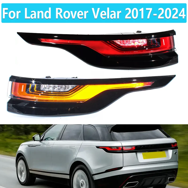 

LED Rear Tail Light For Land Rover Range Rover Velar 2017-2024 Driving DRL Brake Stop Turn Signal Lamp LR111106 LR111108