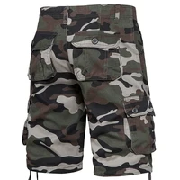 Pantalones cortos de camuflaje para hombre, pantalones cortos informales de verano, pantalones cortos de camuflaje para deportes al aire libre, pantalones cortos transpirables de algodón con bolsillo lateral