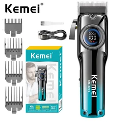 Kemei 2279 Barber Fade Hair Clippers Professional Cordless Hair Trimmer Rechargeable Haircut Tool Hair Cutting Machine for Men