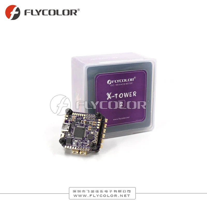Flycolor 60A F7 Flight Stack with Bluetooth Tuning, Multi-channel BEC and FPV Transmitter for Racing ESC