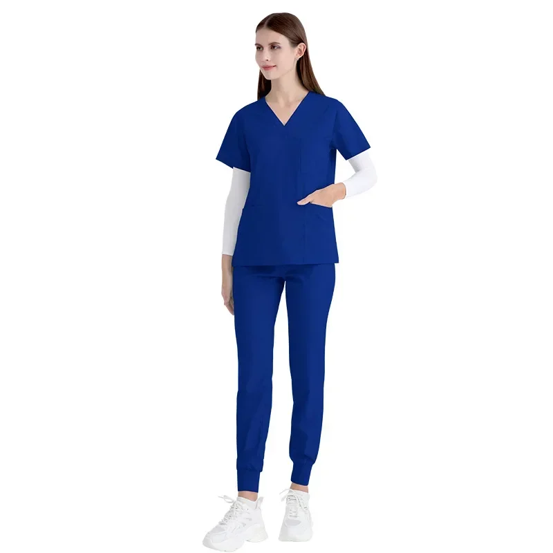 Uniforme de enfermera para mujer, conjuntos de exfoliación, accesorios de enfermería, batas de Cirugía de Hospital, clínica Dental, salón de belleza, ropa de trabajo