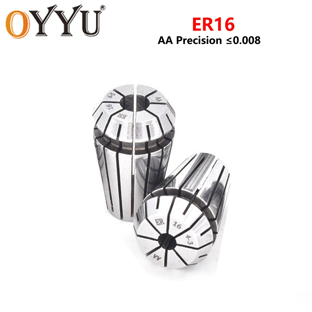 

OYYU ER ER16 Spring Collet AA 0.008 High Precision CNC Tool Holder Clamping Chuck Engraving Machine Spindle CNC Machining Center