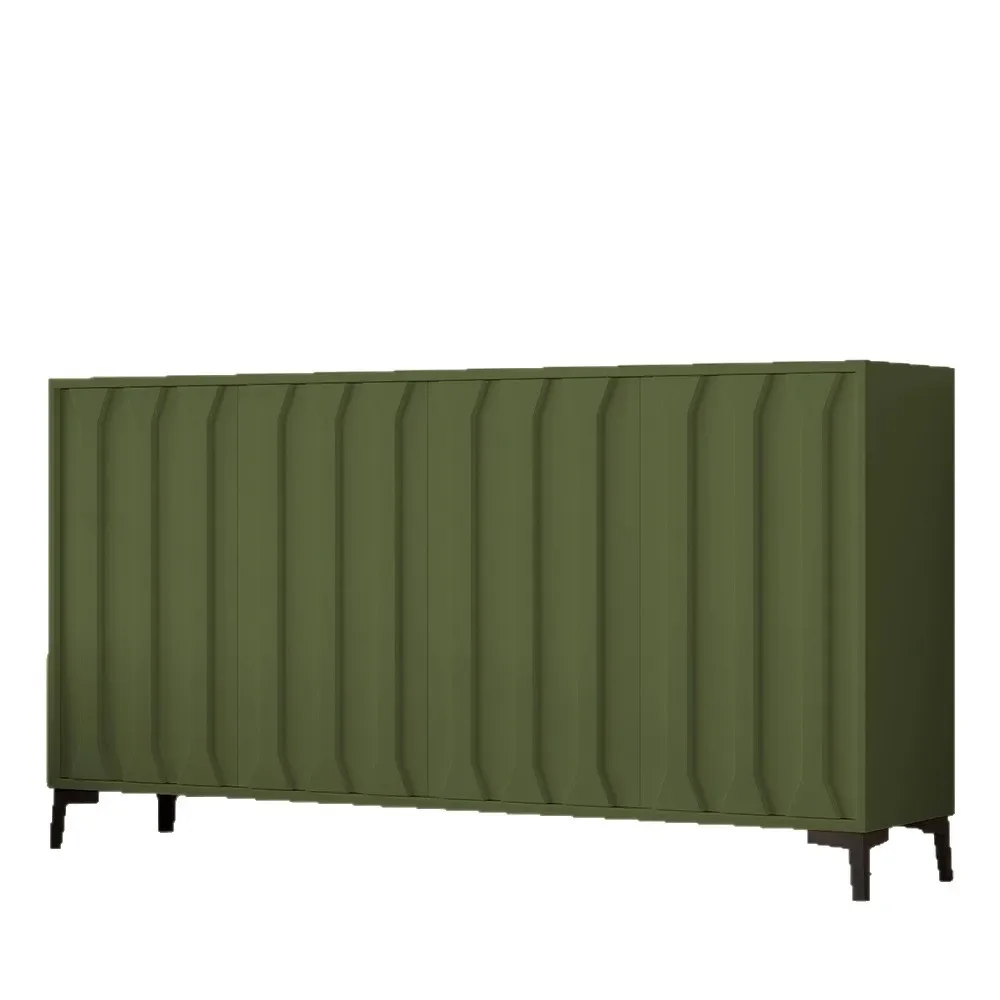 

New Chinese-style dining side cabinet, household medieval style, integrated cabinet against the wall, small apartment simple ent