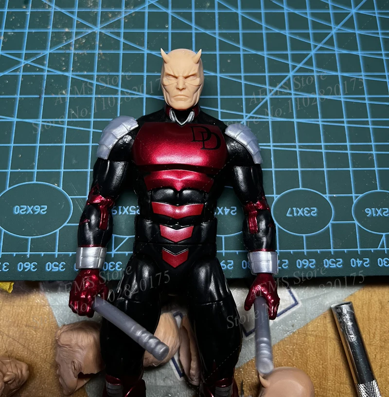 ペイントされていない男性の兵士の頭のsculpt,デアデビル - Model Kit Judge のレビューと価格