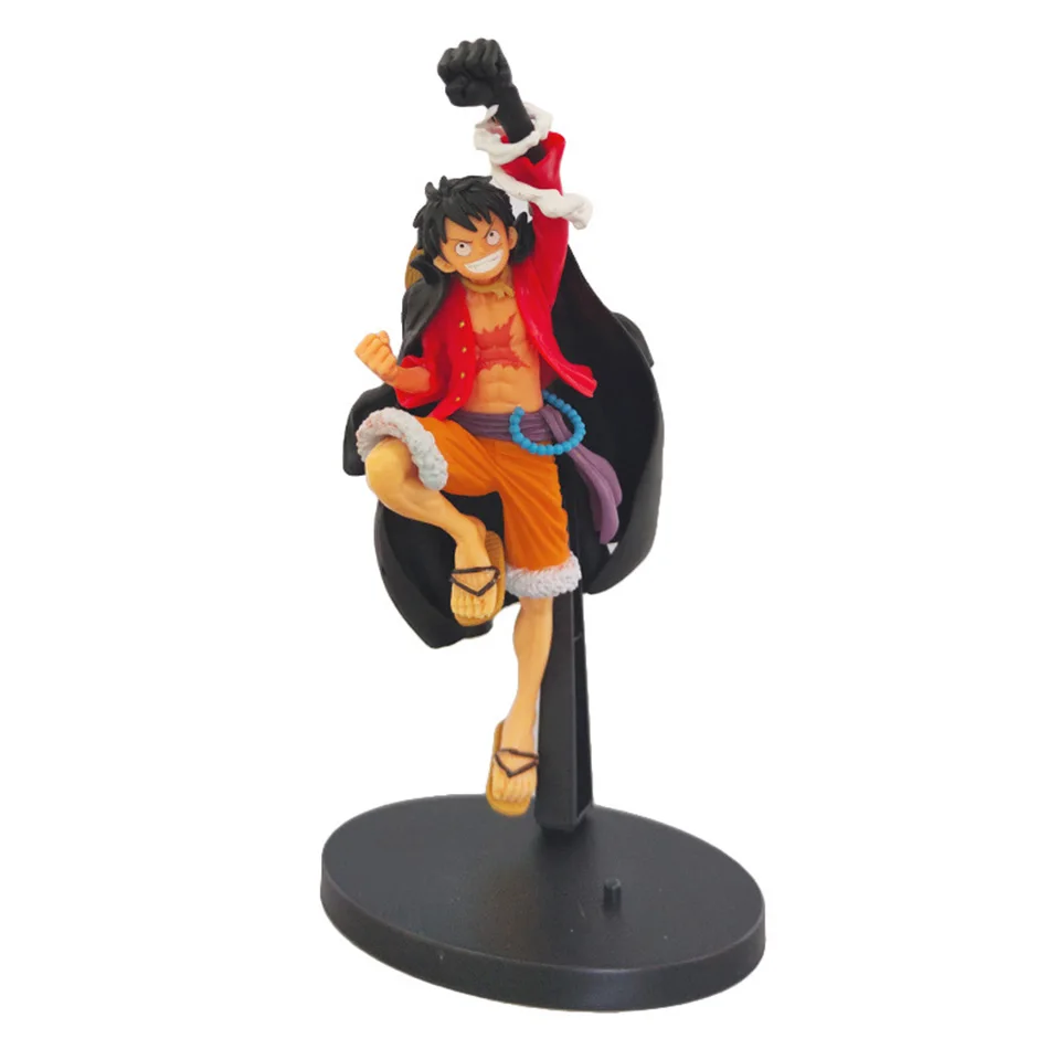 3 قطعة 16-21 سنتيمتر قطعة واحدة أنيمي الشكل الدائمة لوفي عباءة معركة عمل تمثال بولي كلوريد الفينيل نموذج دمية جمع لعب طفل هدية في المخزون