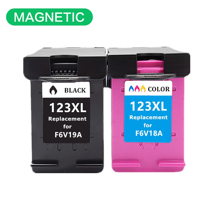 Magnetic Compatible Ink cartridge For HP 123 For HP123 Deskjet 2130 2132 3630 3632 1110 1111 1112 Printer 123