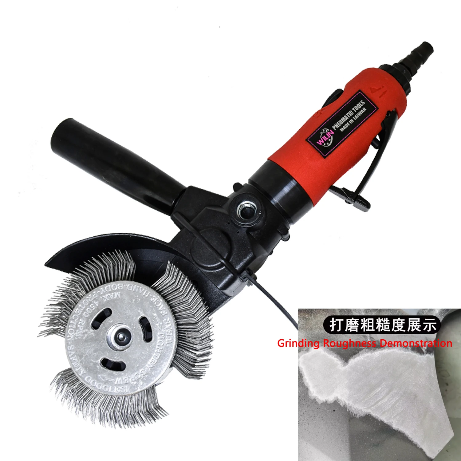 Air Surface Preparation Sander Kit Rust Paint Remover Pneumatic Grinder Car Decal Glue Sticker Removal Tool