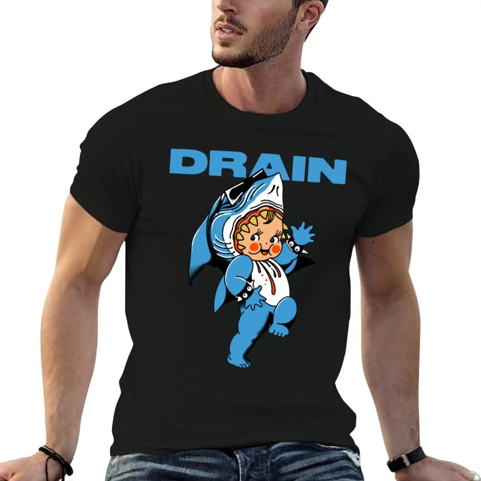 DRAIN BAND T-Shirt Work Comfort T-Shirt for Men