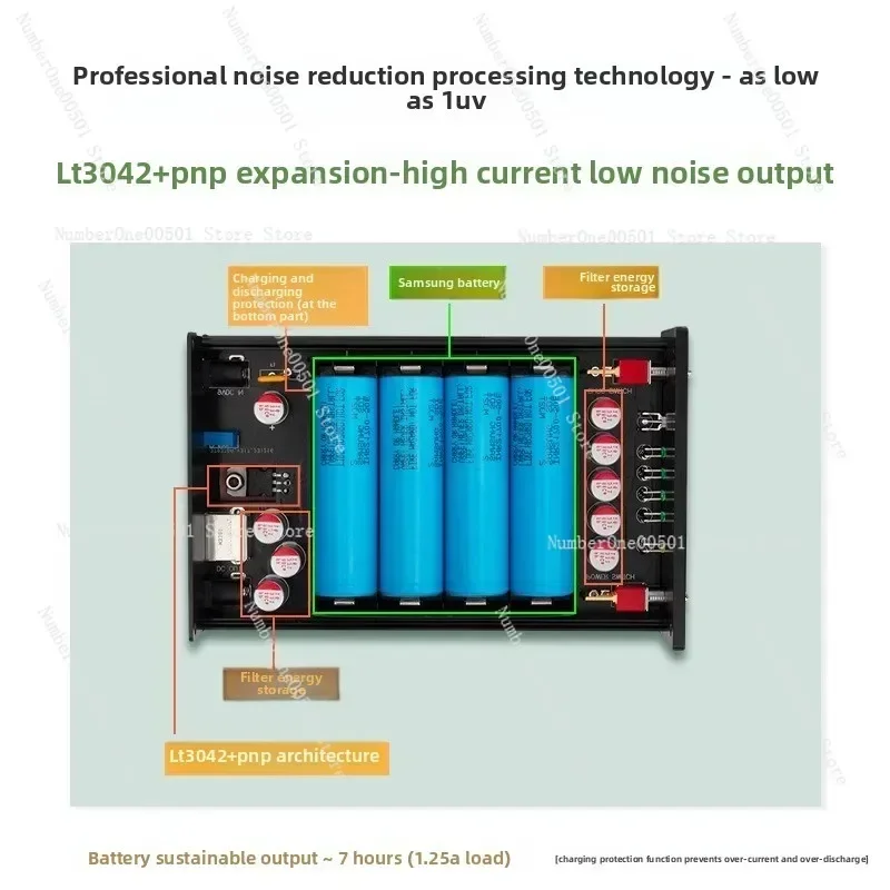 LT3042 Low Noise High Precision Linear Voltage Regulator 5V 1.5A DC Power Supply Battery Powered USB