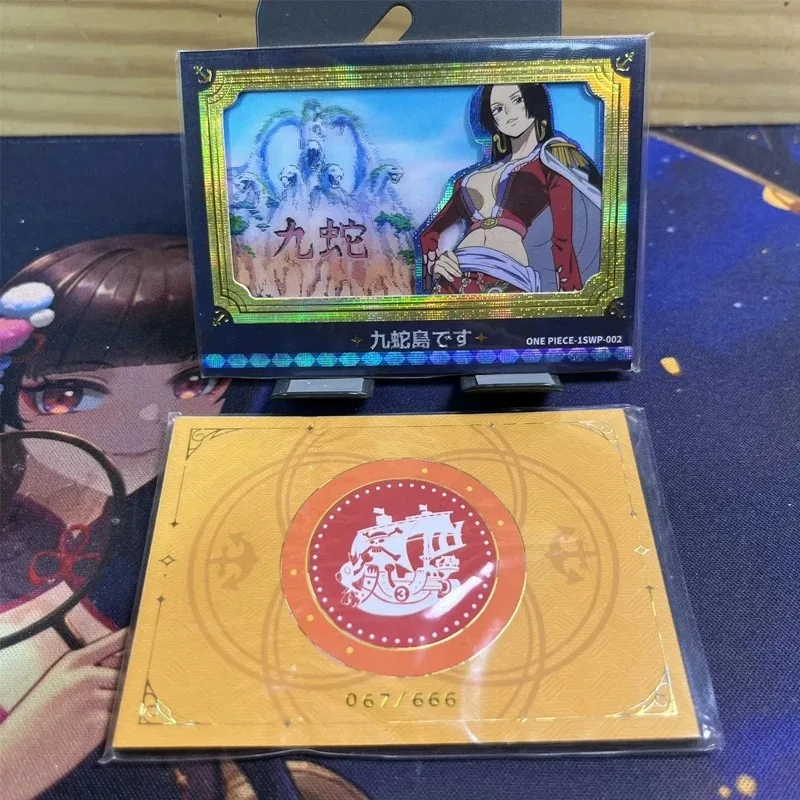 원피스 SWP DIY Shanks Hancook Ace Saab Vivi DIY Luffy Sanji 컬렉션 카드 크리스마스 생일 선물 어린이 장난감