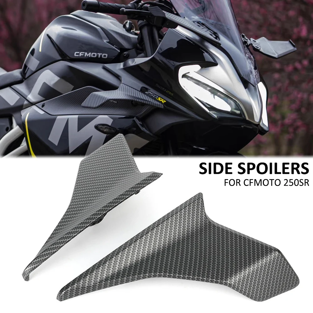 

NEW FOR CFMOTO CF250SR CF 250SR 250 SR Motorcycle Parts Side Downforce Naked Spoilers Fixed Winglet Fairing Wings Deflectors