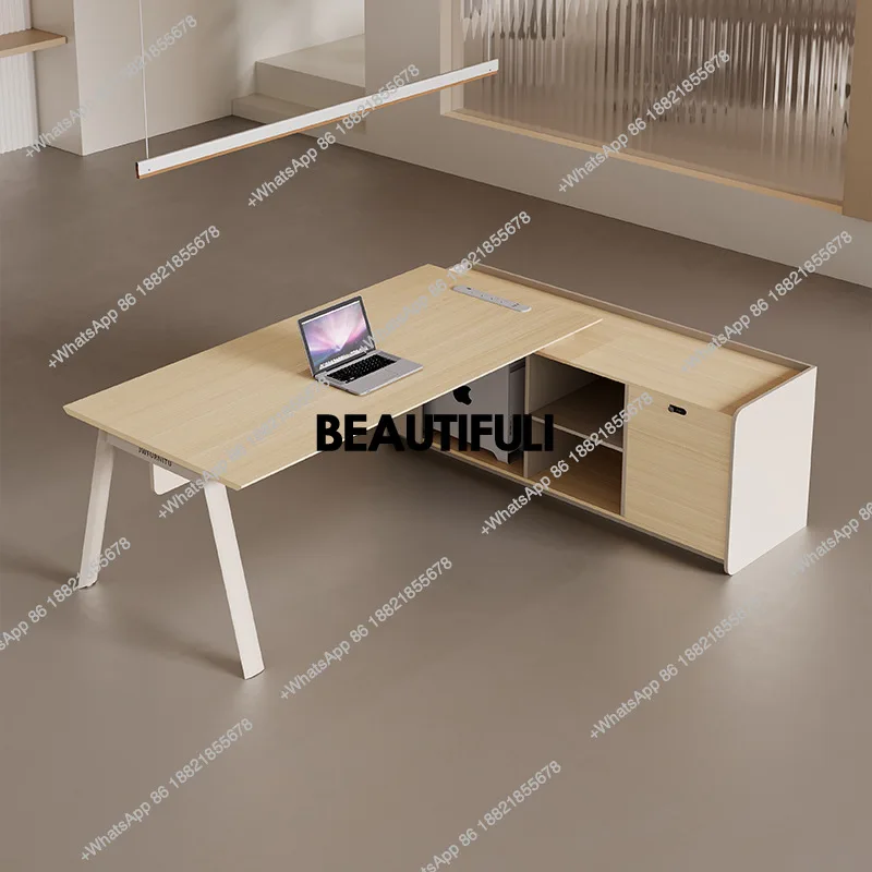 Chairperson's Desk President's Desk Large Class Desk Single Furniture Manager Table and Chair Combination
