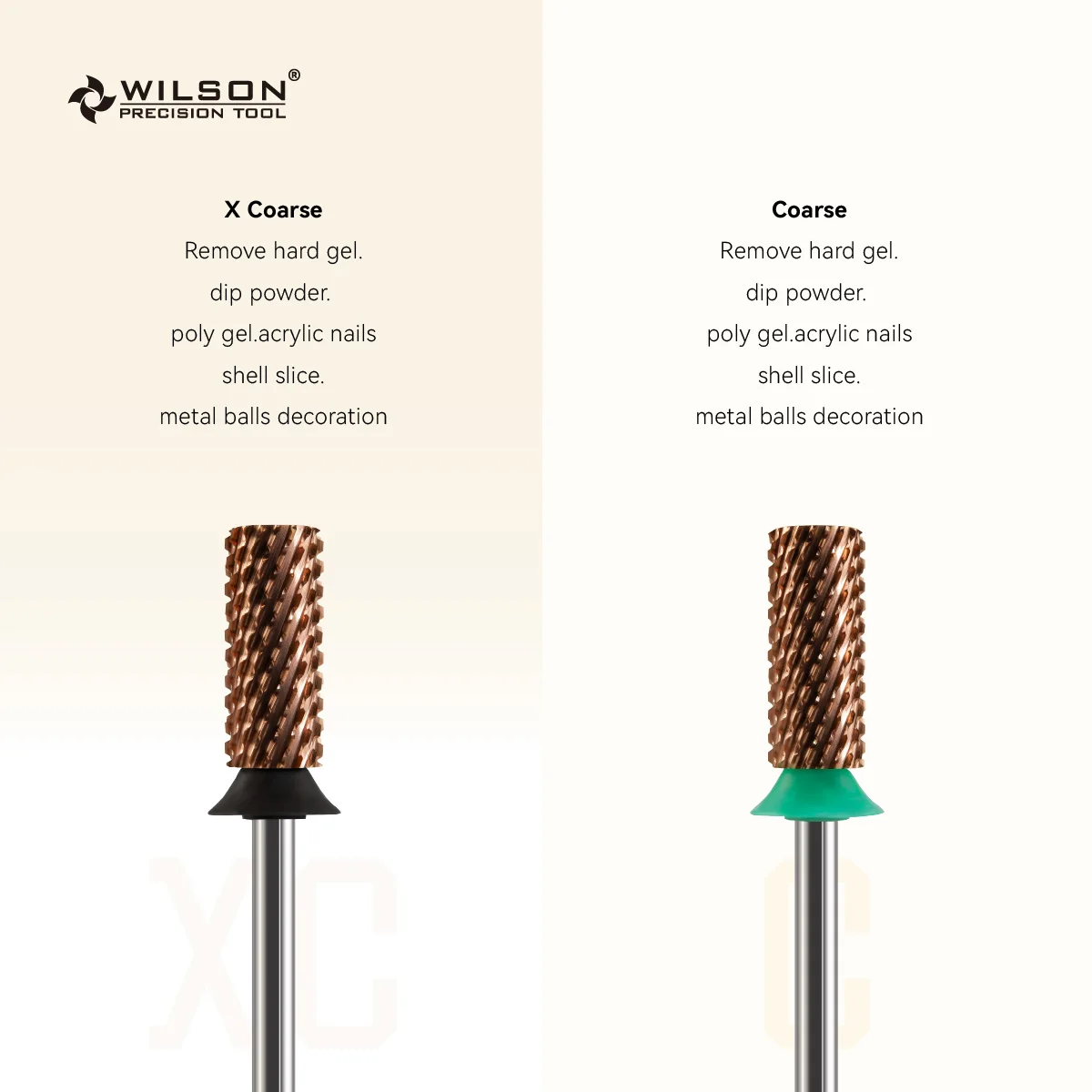 WILSON 5,35 mm Pro Series Cut Small Barrel Bits – Fase – Nagelbohrer, Gel entfernen, Maniküre-Werkzeug, Nagelzubehör, heißer Verkauf