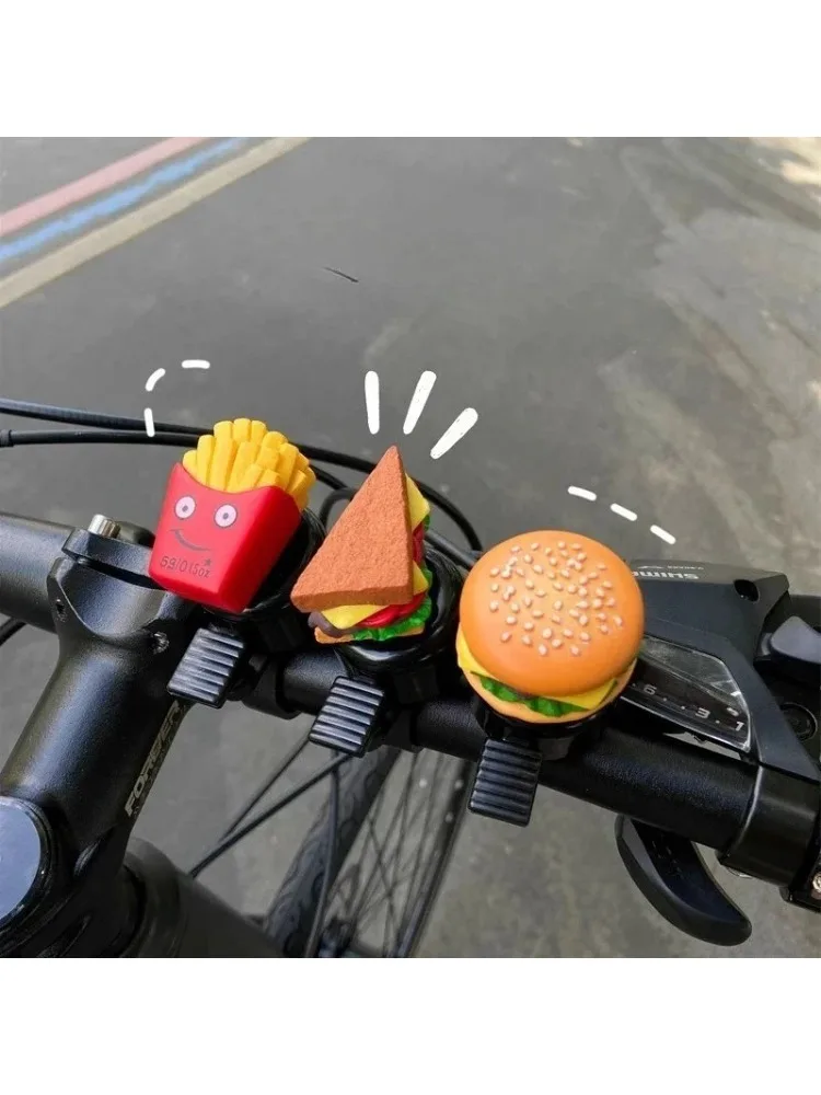 AliExpress NONE Hamburg Cartoon Bicycle Bell Super Ring Children's Mountain Bike Bell Scooter Bell Bicycle Decoration Bicycle Accessories