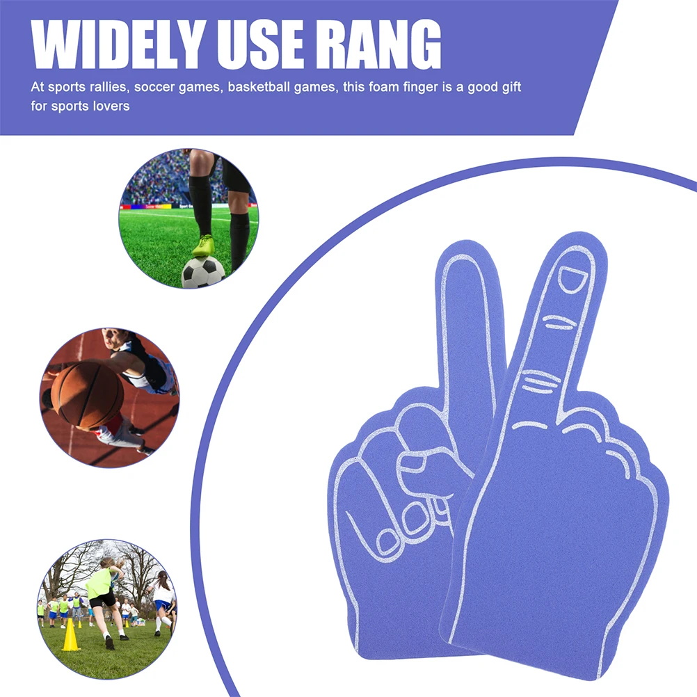 

12pcs Foam Sports EVA Cheer Pointer Finger For Hands Props Blue Green Foam Fingers Yellow Red Giant Hands