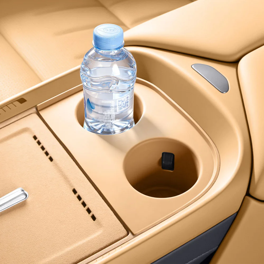 Original Car Color Water Cup Silicone Cover For Xpeng GX 2026 Interior Decoration Accessories Central Control Cup Slot Pad