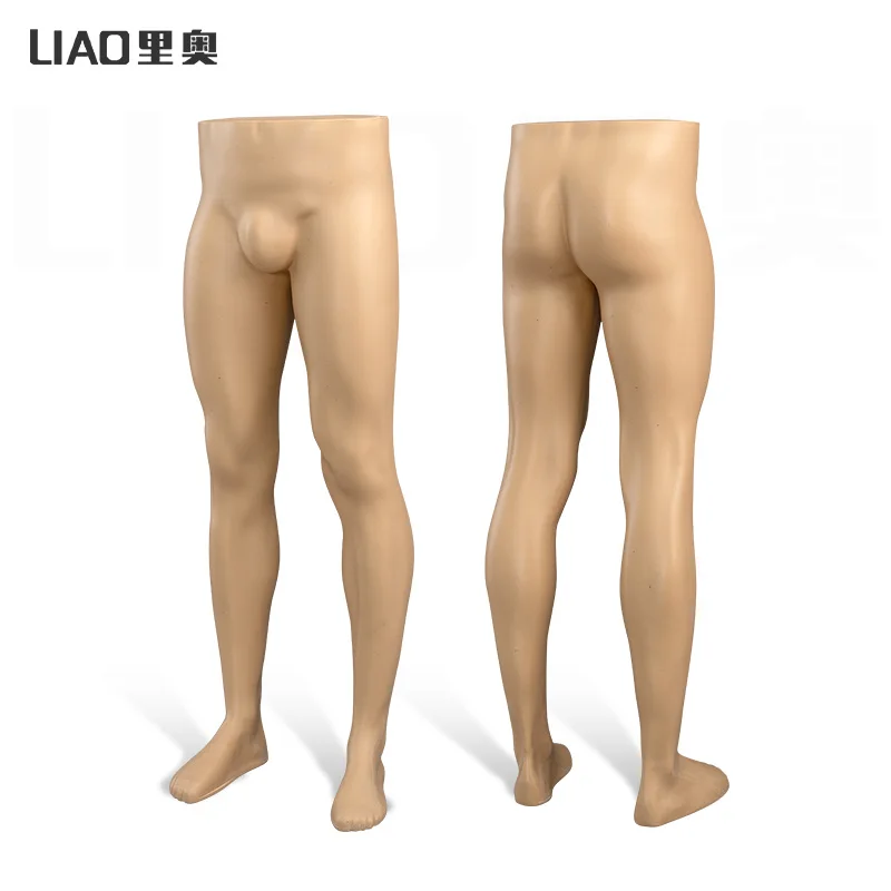 

Пластиковый манекен больших размеров, ноги, половина тела, мужские штаны, модель цвета кожи для магазина мужской одежды