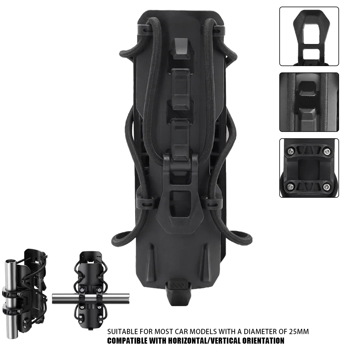 ATV حامل الكأس دراجة نارية زجاجة حامل مشروبات 360 °   دوران توسيع دراجة زجاجة قفص المقود دراجة عربة كرسي متحرك