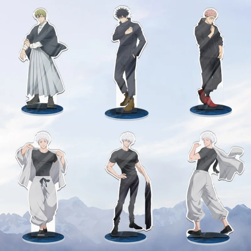 

Double Layer Recycled Acrylic Standees for Anime Jjk Megumi Fushiguro Yuji Itadori Desk Decoration Decorative Creativity Gift