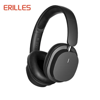 Erilles T2 게이밍 헤드폰, 블루투스 ENC 노이즈 캔슬링, 9D 스테레오 세일, Mp3 플레이어, 블루투스 이어폰, 유선 헤드셋 게이머 