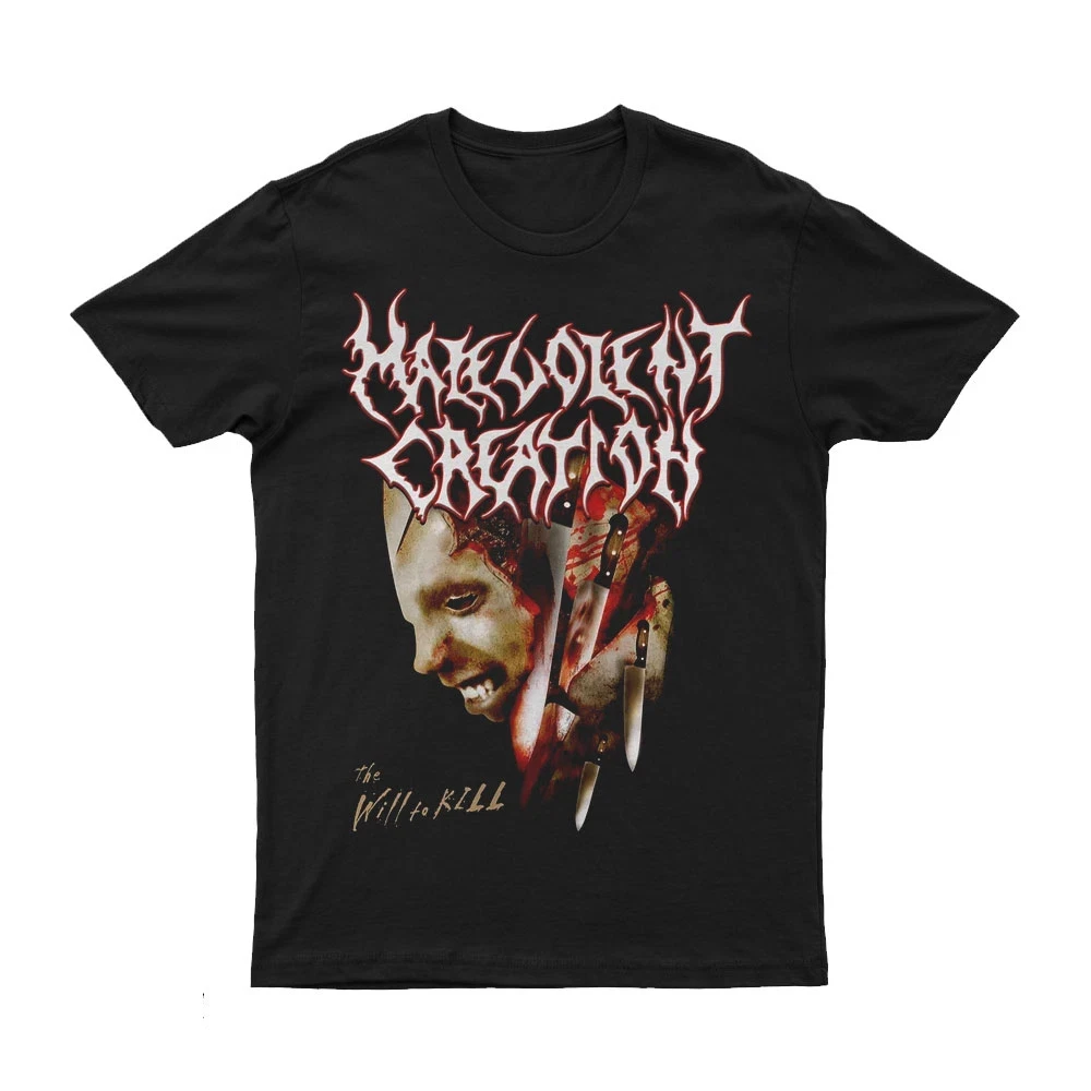 

Malevolent Creation Band Hot New Black T-Shirt Unisex Printed T-Shirt Men's and Women's Universal Casual Top Women Clothing