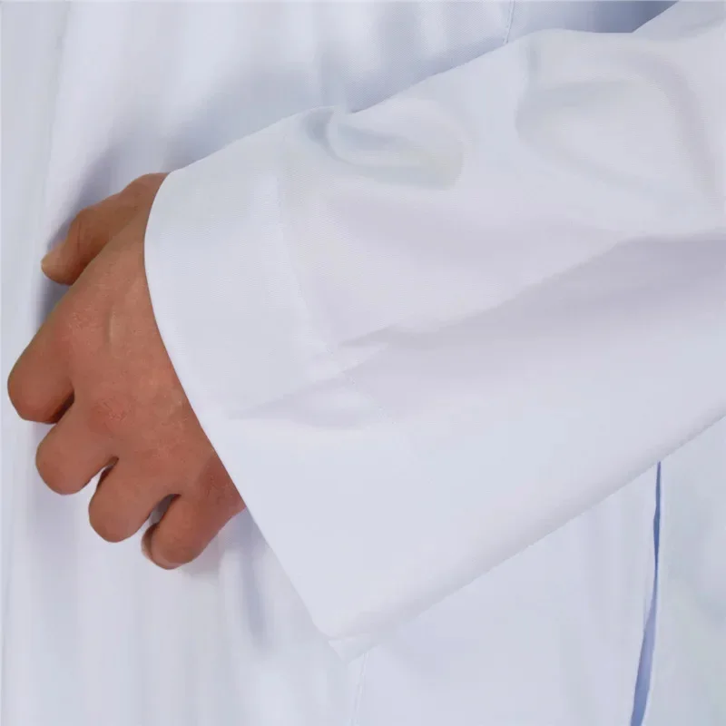 جديد خميس عربي إسلامي أبيض رجالي جلابية كورتا بيجامة تصميم ملابس للرجال أسود مع جينز ثوب رجالي مسلم
