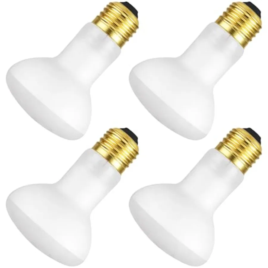 50W Incandescent Appliance/Popcorn Bulb 4-Pack Replacement for S4886, Reflector Flood Light Bulb Shatterproof Popcorn Machine P