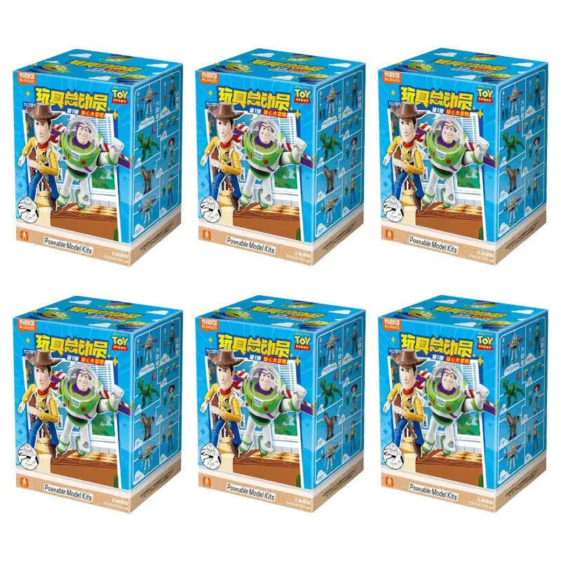 Genuine BLOKEES Block Man Toy Story Blind Box Heart Of Play Adventure First Shot Buzz Lightyear Block Assembly Figure Fan Gift view 5