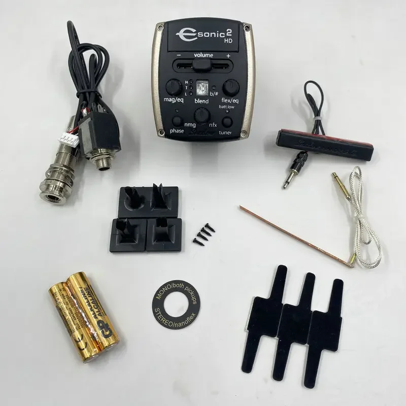 

Brand-New Genuine Shadow Esonic 2 HD Acoustic Pickups Nanomag & Nanoflex System Preamp EQ New One Set