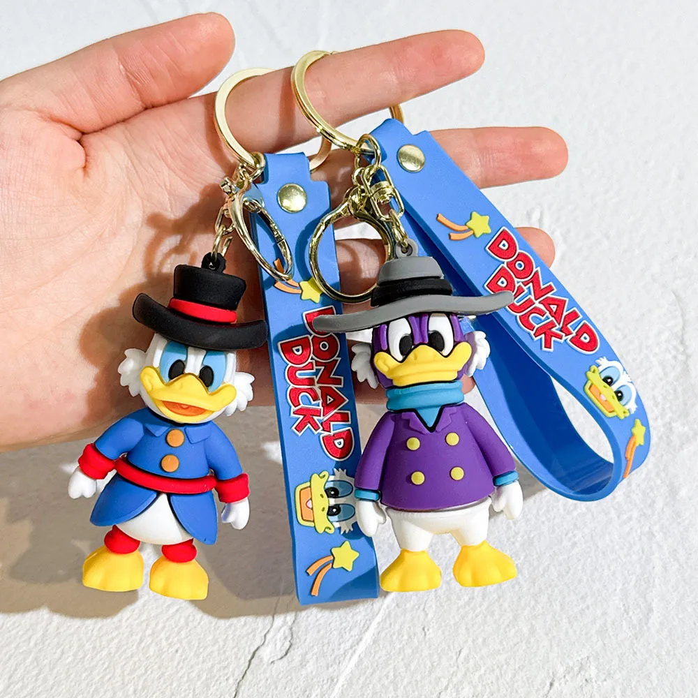 Heiße klassische Donald Duck Daisy Schlüsselanhänger Anhänger Anhänger Auto Schlüsselanhänger kleines Geschenk Zubehör Weihnachtsgeschenke