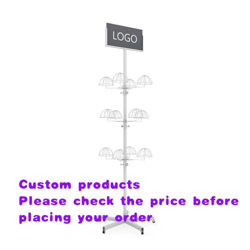 custom.Multi Colors Beauty Wig Salon Fixture Retail Metal Holder Rack Hair Extension Display Stand
