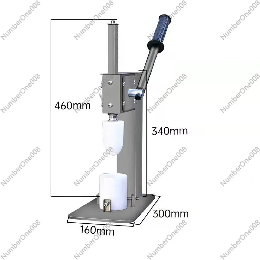 

Semi-automatic Bun Forming Machine, Dough Press with Interchangeable Molds for Uniform Buns, Easy Operation