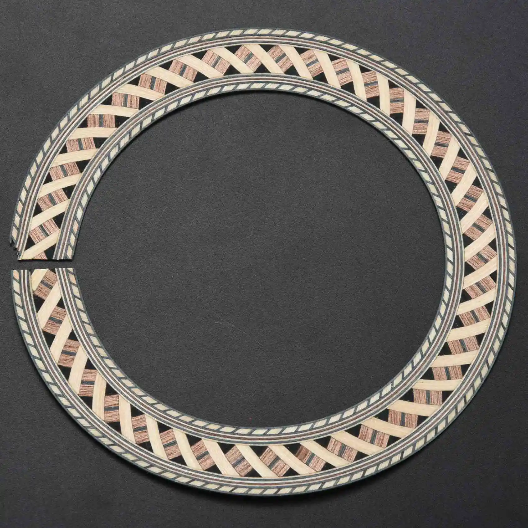 Classical Guitar Wood Inlay Soundhole Rosette Inner Dia 93Mm