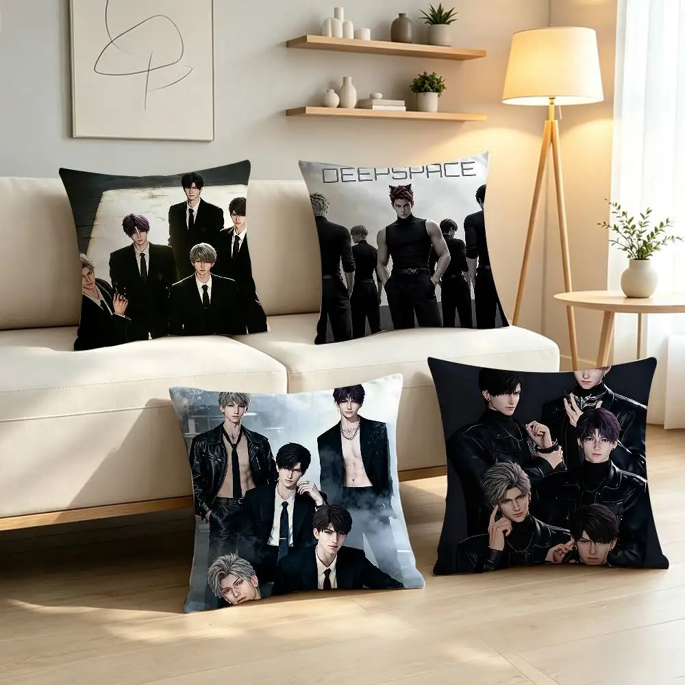 Game L-Love and Deepspace   Pillow Case Pattern Printed Pillowcase For Living Room Sofa Cushion Cover