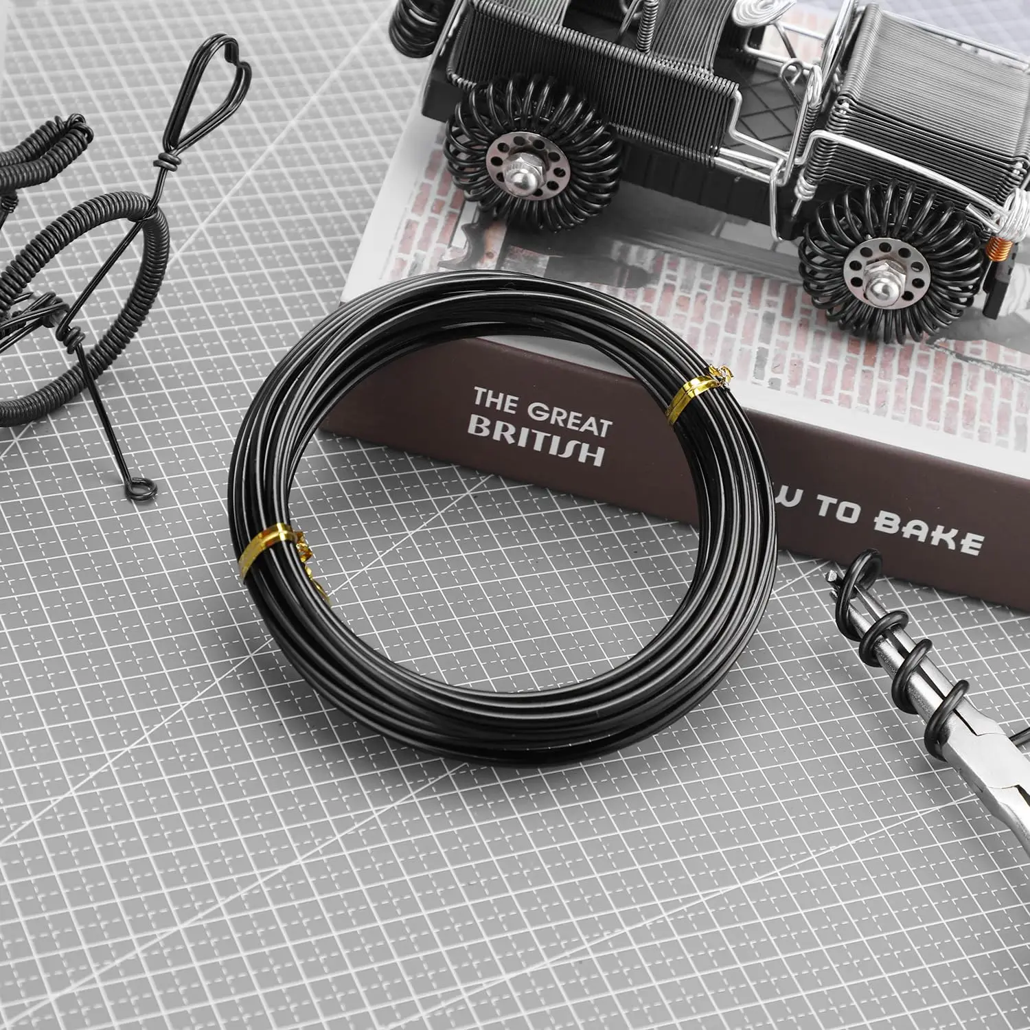 1Rolls Bonsai Wires Anodized Aluminum Training Wire in 5 Sizes - 1.0 mm, 1.5 mm, 2.0 mm, 2.5 mm, 3.0 mm