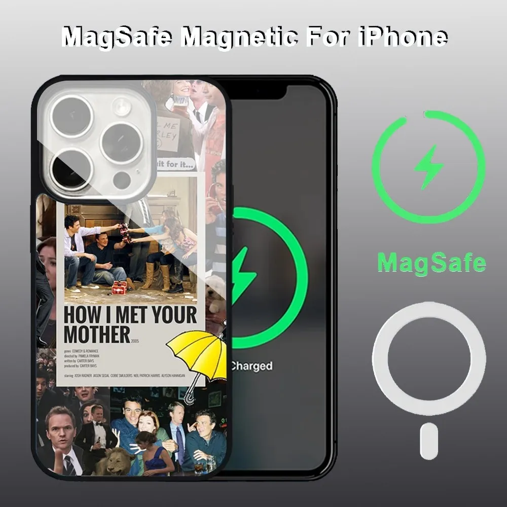 America Sitcom How I Met Your Mother Phone Case For IPhone 15 14 13 Pro Max 11 12 Mini Alex Mirror For Magsafe Wireless Cover