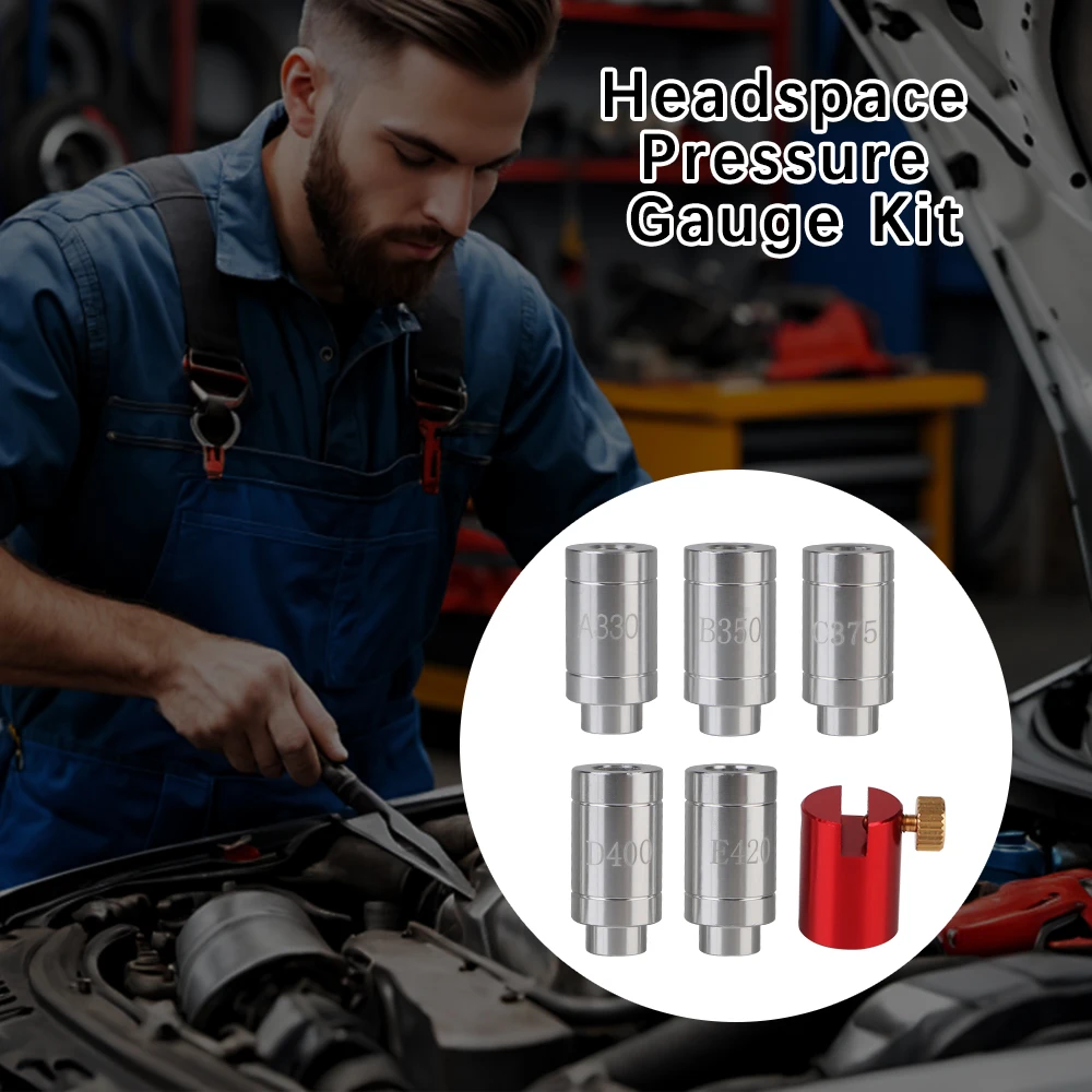 

Для запасных частей A330, B350, C375, D400, E420. Проверка большинства бутылочек. Комплект манометров. Корпус манометра с 5 наборами втулок.