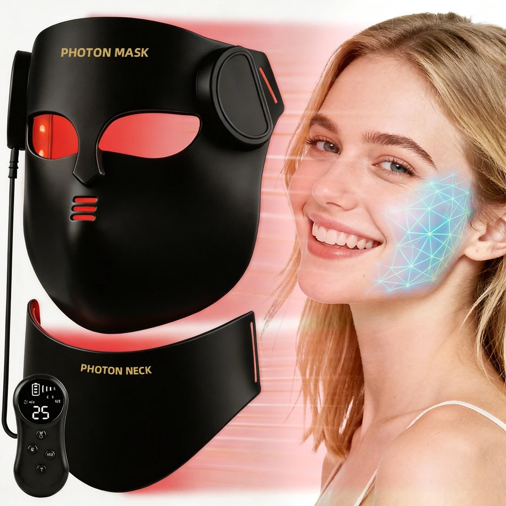 masque-facial-et-cervical-led-en-silicone-4d-400-led-7-couleurs-telecommande-sans-fil-appareil-de-beaute-pour-le-visage-spa-rechargeable-soin-de-la-peau