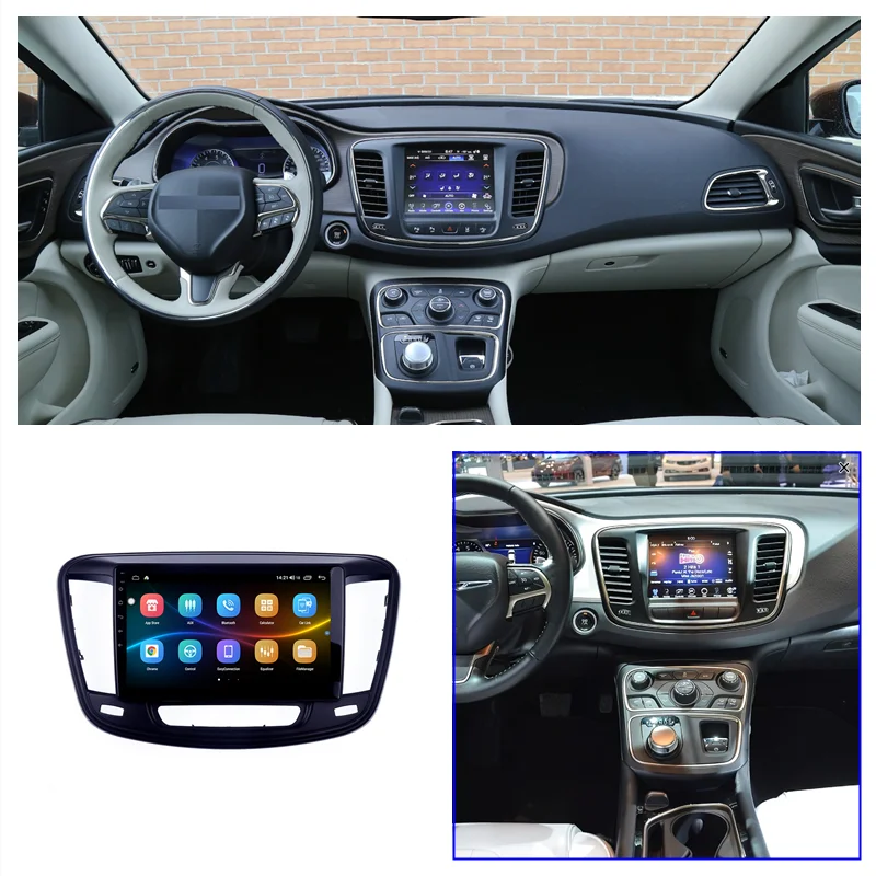 For Chrysler 200 200C 2015 - 2019 CARPLAY Car Radio GPS Navig Multimedia Player Auto Stereo Head Unit Screen Audio Video Player