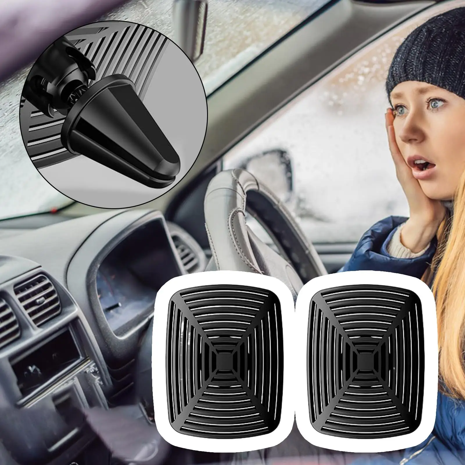 

2 шт. центральный кондиционер, вентиляционная решетка переменного тока, вентиляционная решетка в сборе, защита от прямого обдува, регулируемая перегородка для автомобиля, дефлектор ветра